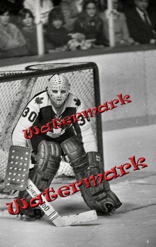 Dunc Wilson Toronto Maple Leafs 35mm Negative Nov 11 1973 Goalie