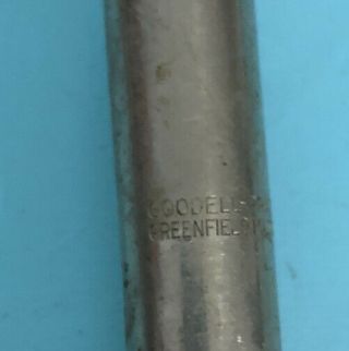 Vintage GOODELL - PRATT Push Drill with No Bits Made in USA Pat ' d Dec.  28,  1915 2