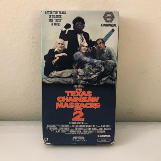 The Texas Chainsaw Massacre Part 2 - 1987 Vintage Horror Vhs Movie