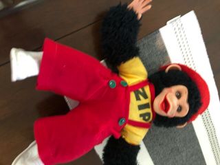 Vintage Rushton,  Zip The Monkey Chimp From Howdy Doody,  Great Vintage