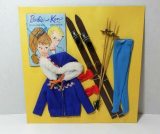 Vintage Barbie Fashion 948 Ski Queen Complete - On Card - No Cello
