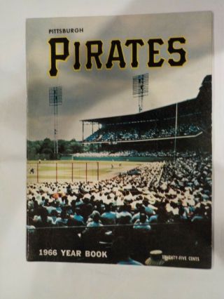 Vintage Baseball 1966 Pittsburgh Pirates Team Yearbook Forbes Field Clemente