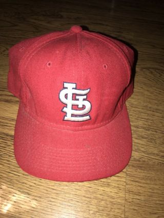 Vtg 90s Sports Specialties St Louis Cardinals Fitted Wool Hat Pro Model 7 1/2
