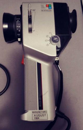 Sharp QC - 54 Vintage Color Video Camera DC 12 Volts 3.  5W.  Made August 1984 2