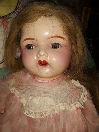 Antique Composition MAMA Doll 27 
