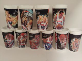 Vintage Dream Team 1992 Mcdonald’s Collector Cups Series Complete Set