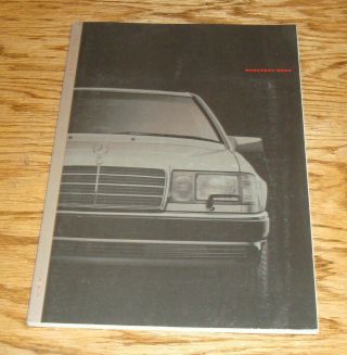 1992 Mercedes Benz 300 Class Deluxe Sales Brochure 92 D E Te