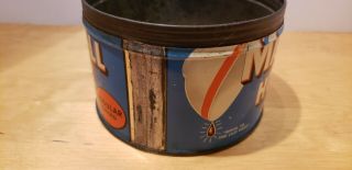 Vintage Maxwell House Regular Grind Key Wind 1 Pound Coffee Tin 2