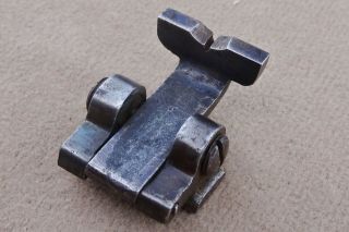 Early Sporting Military Rifle Rear Sight - Elevation Adjustable