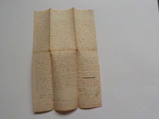 Antique Document 1835 Kittery York County Maine Land Real Estate Paper Vtg Old N