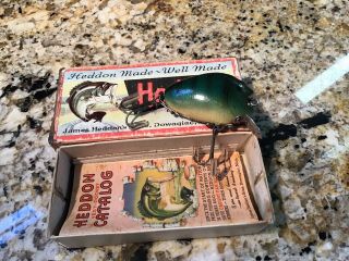 Vintage Heddon 730 Blg Punkinseed With Box And Insert