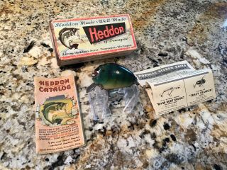 Vintage Heddon 730 BLG Punkinseed With Box And Insert 2