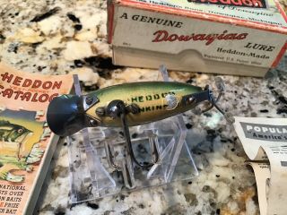 Vintage Heddon 730 BLG Punkinseed With Box And Insert 3