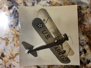 Army Air Force Boeing Stearman Pt - 17 Kaydet Biplane Trainer Aircraft Photo 359