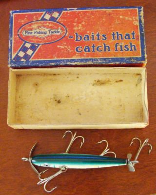 Vintage Shakespeare Slim Jim Mcginny Special Fishing Lure In Unmarked Box