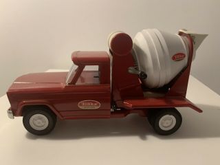 Vintage Tonka Red Cement Truck