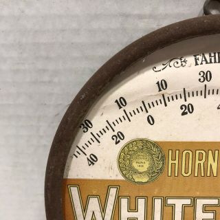 Antique HORNUNG’s White Bock Beer Advertising Thermometer 3