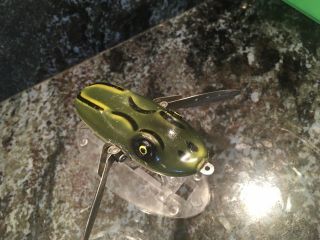 Vintage Frog Creeper Musky Fishing Lure Antique Tackle Box Bait Bass Walleye