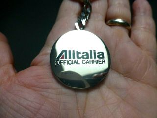 Vintage Italy 1990 World Cup Alitalia Official Keychain Key Ring