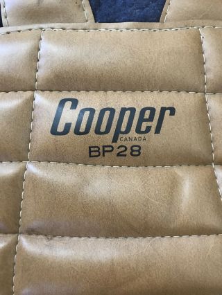Vintage Hockey Cooper Canada BP28 Leather & Felt Goalie’s Chest Protector Pad 2