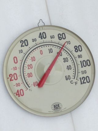 Vintage Chadwick Miller Metal Outdoor Thermometer