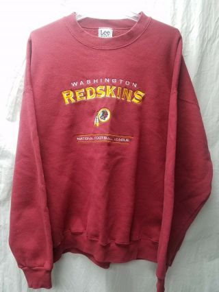 Vtg Washington Redskins Nfl Football Sweatshirt Men 