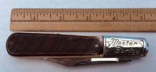 Vintage Colonial Prov.  Usa “master Barlow” 5 Inch Pocket Knife