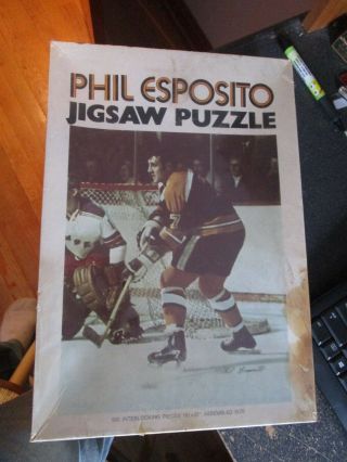 1971 Phil Esposito Jigsaw Puzzle - - Boston Bruins