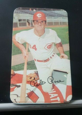 Vintage 1971 Topps Pete Rose Baseball Card.  20.  No Crease.