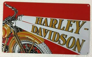 Ande Rooney Harley Davidson Headlights Motorcycle Hd Garage Tin Man Cave Sign