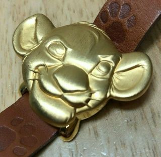 Vintage Disney By Timex Lady Lion King Covered Analog Quartz Watch Hour Batt