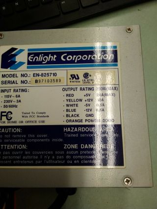 Enlight En - 825710 250w Vintage Power Supply
