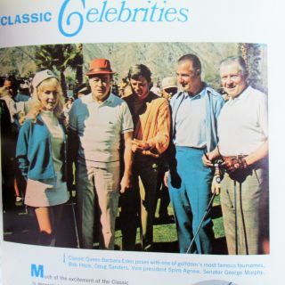 Bob Hope Desert Classic 1971 Souvenir Program with Frank Sinatra Jilly ' s Ad 3