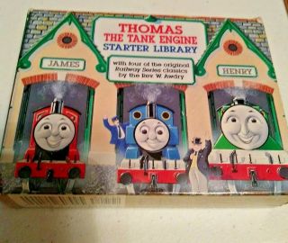 Vintage Thomas The Tank Engine Starter Library - The Railway Series Box Set 4 Bks.