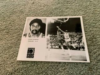 1970s Phoenix Suns Connie Hawkins Basketball Team Issue Iowa Hawkeyes
