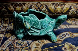 Vintage Mccoy Pottery Turtle Figure Planter