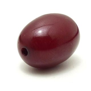 Vintage Marbled Cherry Amber Bakelite Faturan Komboloi Tesbih Necklace Bead 3g 2