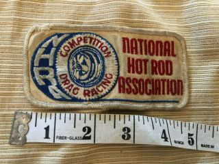 Vintage Nhra Drag Racing Patch National Hot Rod Association 4 1/2 "