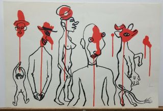 Alexander Calder Vintage Lithograph Derriere Le Miroir 1960 