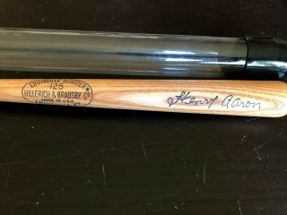 Hank Aaron Mini Bat Louisville Slugger 125 Hillerich & Bradsby 16 " Bat