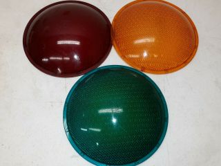 Eagle Signal Traffic Lenses 12 " Red,  Yellow,  Green