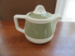 Vintage Jackson China Restaurant Ware Individual Teapot Green