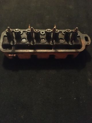 Vintage Allis Chalmers B C Tractor Engine Head With Valves