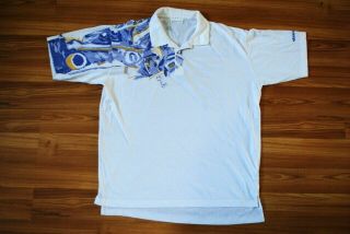 Vtg Adidas Climalite 2000 Polo Shirt Vintage 90s Street Wear Retro Sportswear