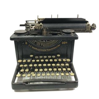 Antique Lc Smith & Corona Typewriter No 8