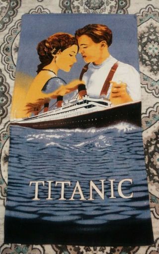Vintage 1997 Titanic Beach Towel