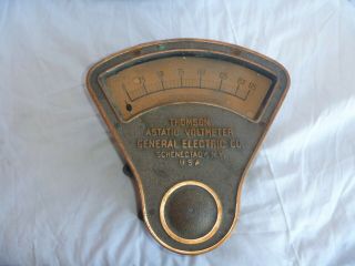 Antique Thomson Voltmeter Ge Meter
