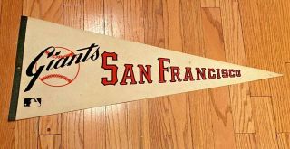 Vintage San Francisco Giants Full Size Mlb Baseball Pennant