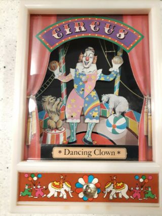 Vintage Music Box,  Dancing Clown Yap 