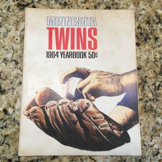 1964 Minnesota Twins Yearbook - Harmon Killebrew Jim Kaat Tony Oliva